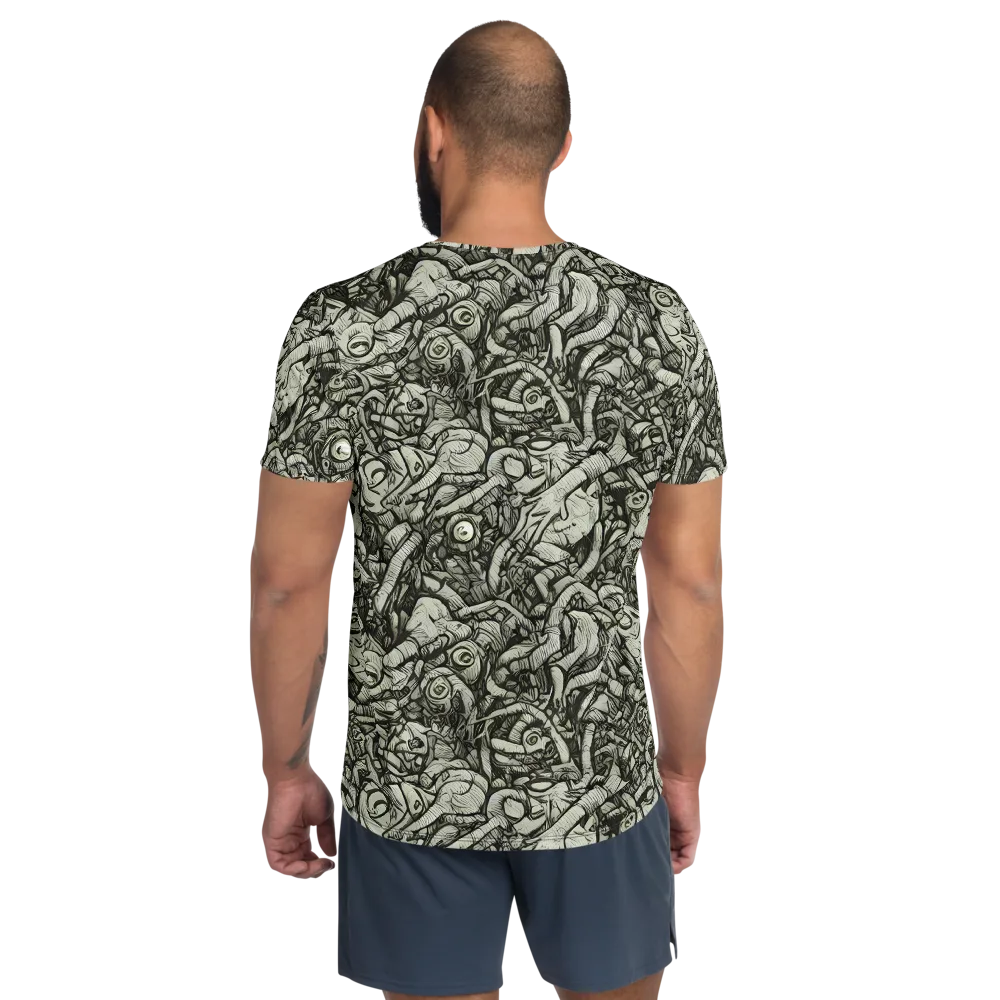 Inkwood Labyrinth on Men's Athletic T-Shirt — Back