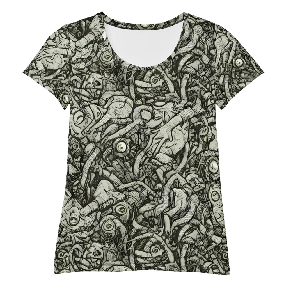 Inkwood Labyrinth on Women's Athletic T-Shirt — Front
