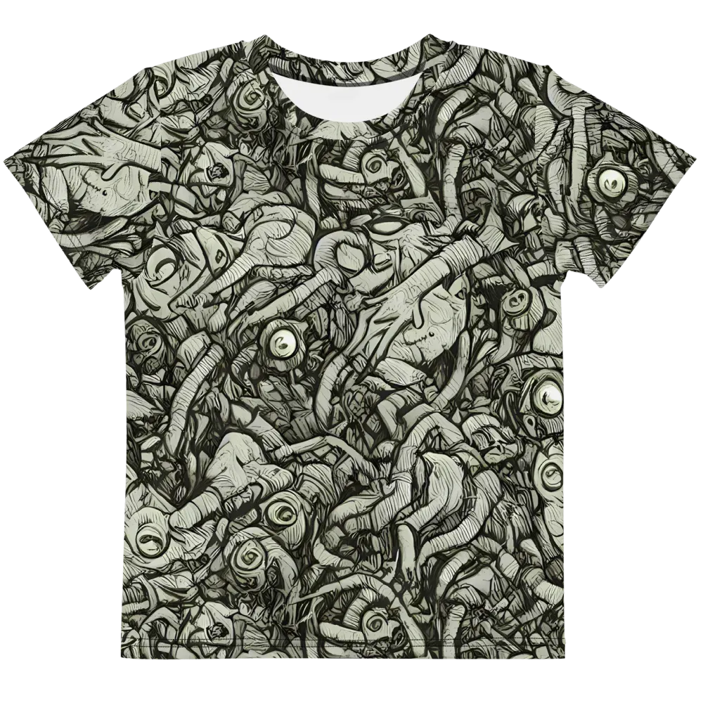 Inkwood Labyrinth on Kids Crew Neck T-Shirt — Front