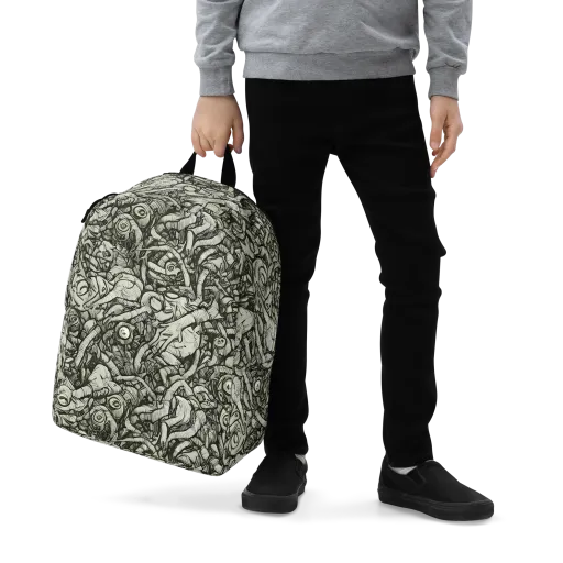Inkwood Labyrinth on a Minimalist Backpack