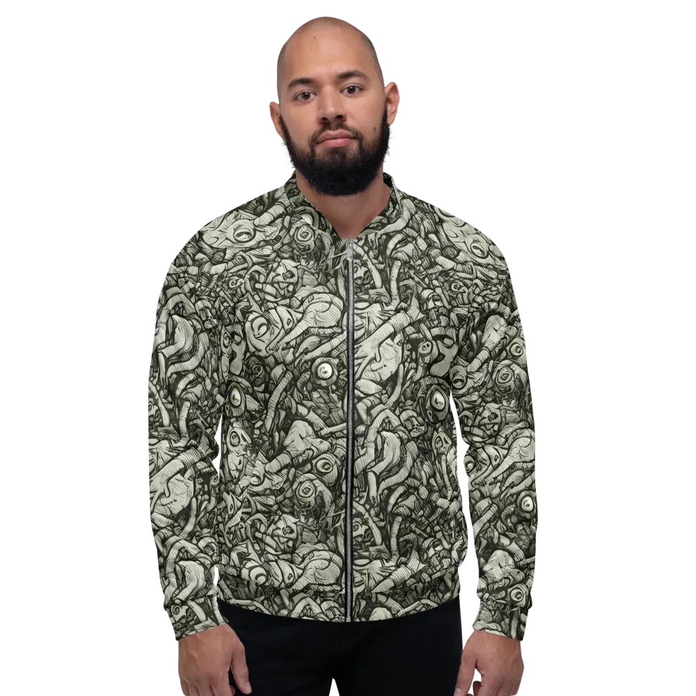 Inkwood Labyrinth on Bomber Jacket — Front