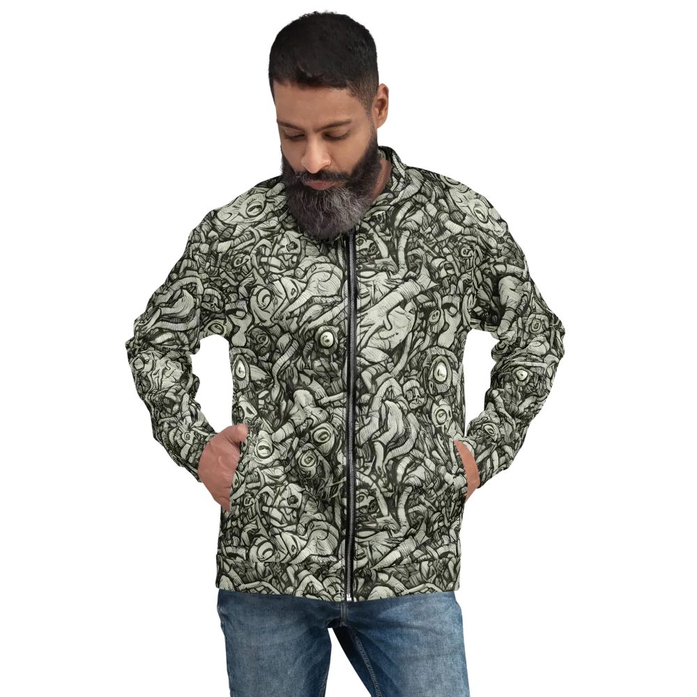 Inkwood Labyrinth on Bomber Jacket — Front