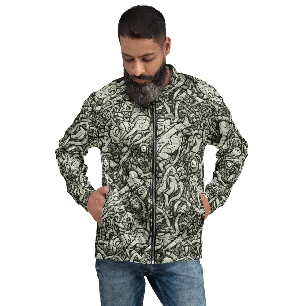 Inkwood Labyrinth on Bomber Jacket — Front