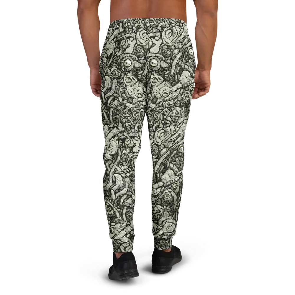 Inkwood Labyrinth on Men's Joggers — Back