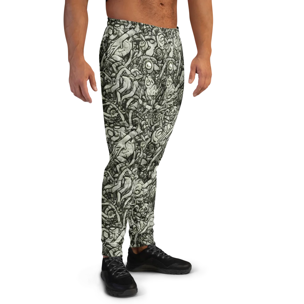 Inkwood Labyrinth on Men's Joggers — Right