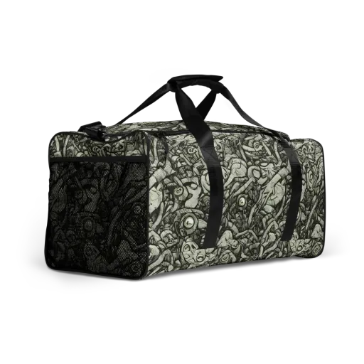 Inkwood Labyrinth on a Duffle Bag