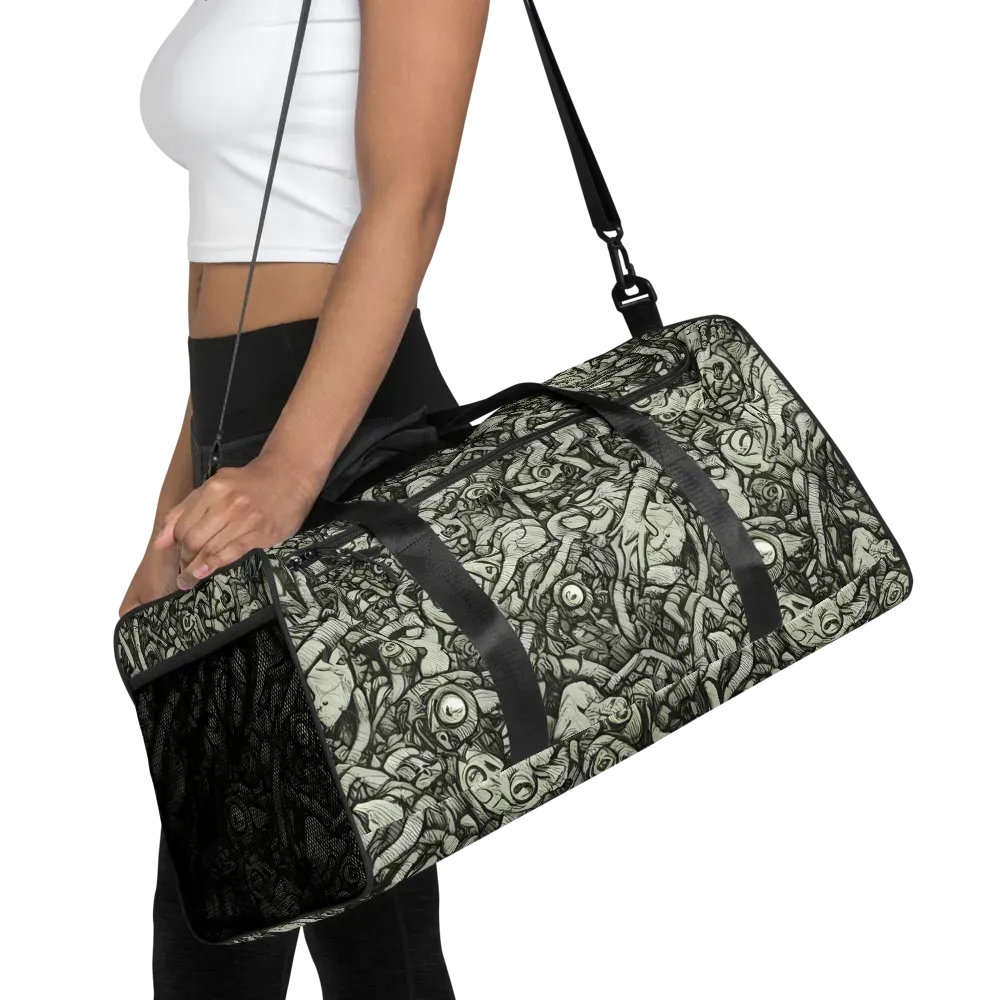 Inkwood Labyrinth on Duffle Bag — Front