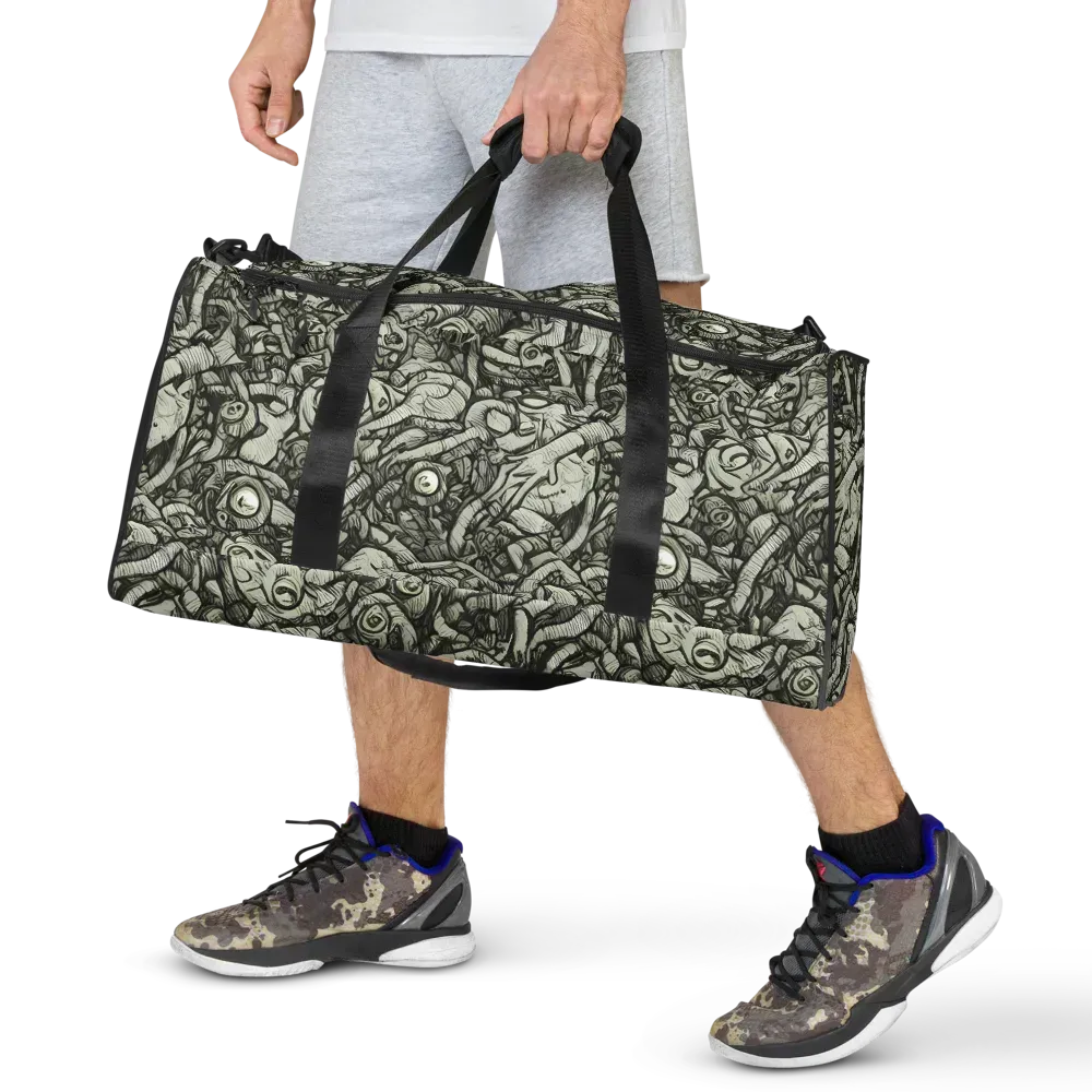 Inkwood Labyrinth on Duffle Bag — Front