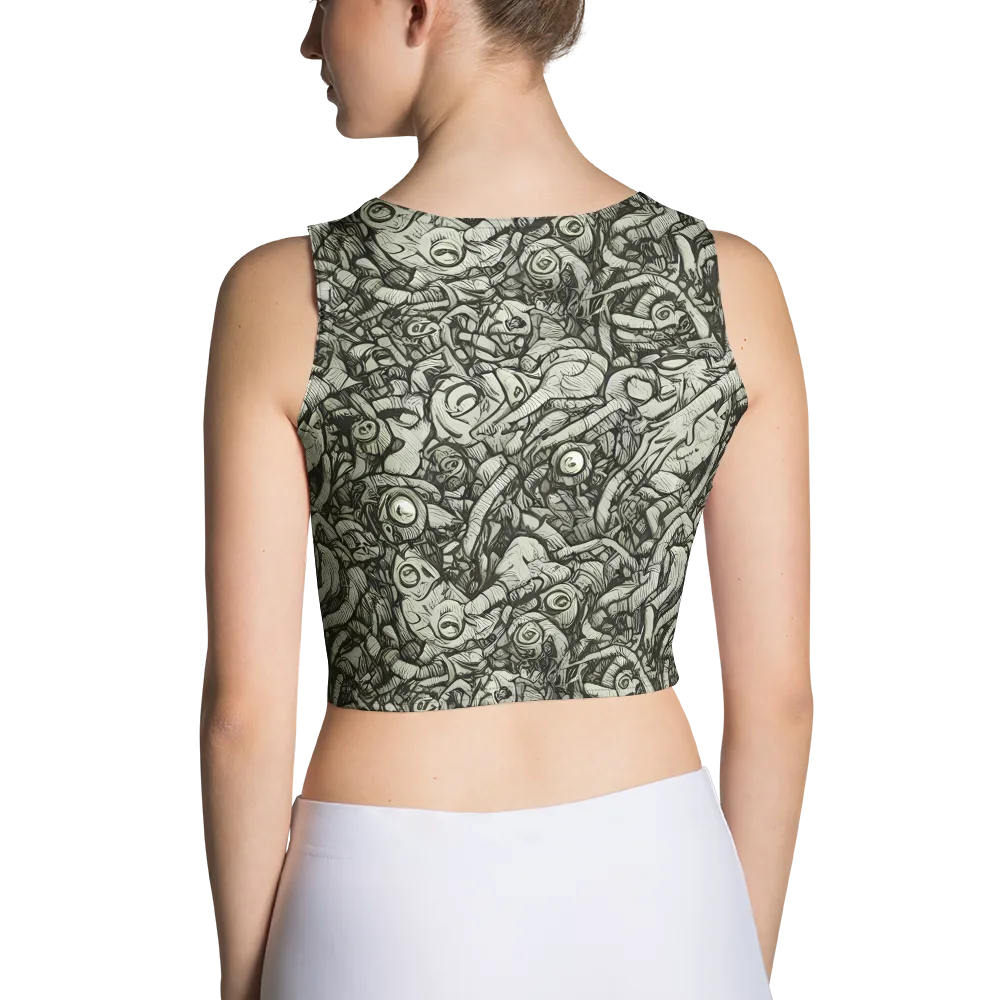 Inkwood Labyrinth on Crop Top — Back