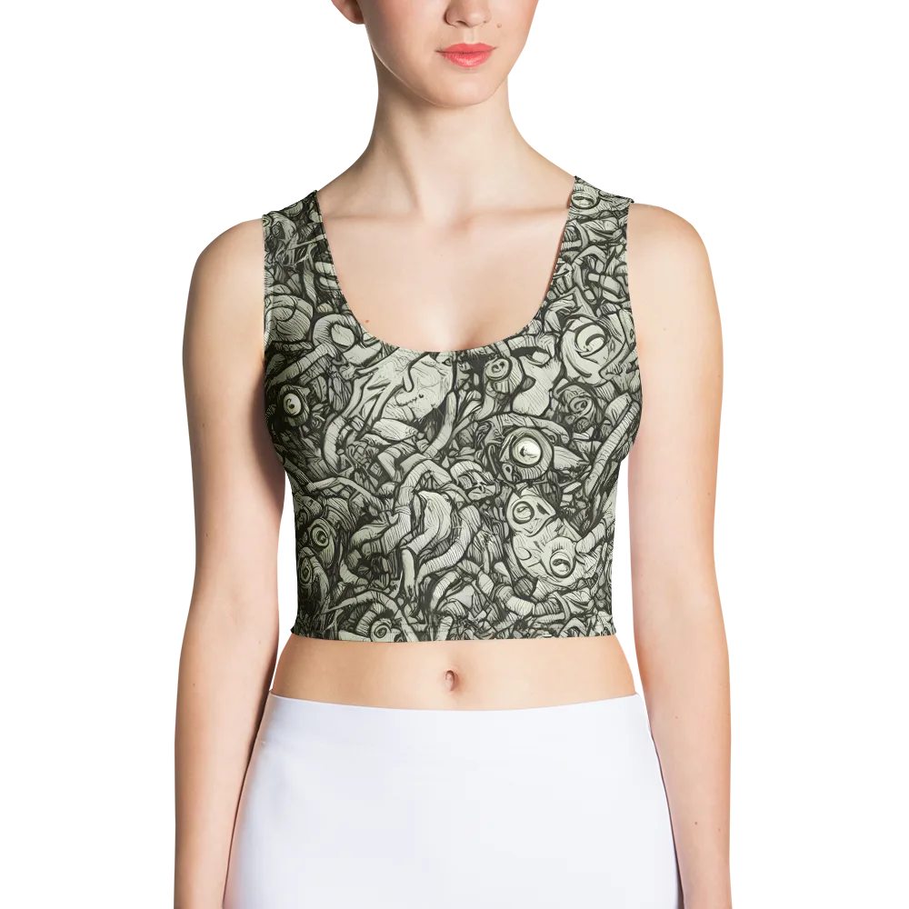 Inkwood Labyrinth on Crop Top — Front