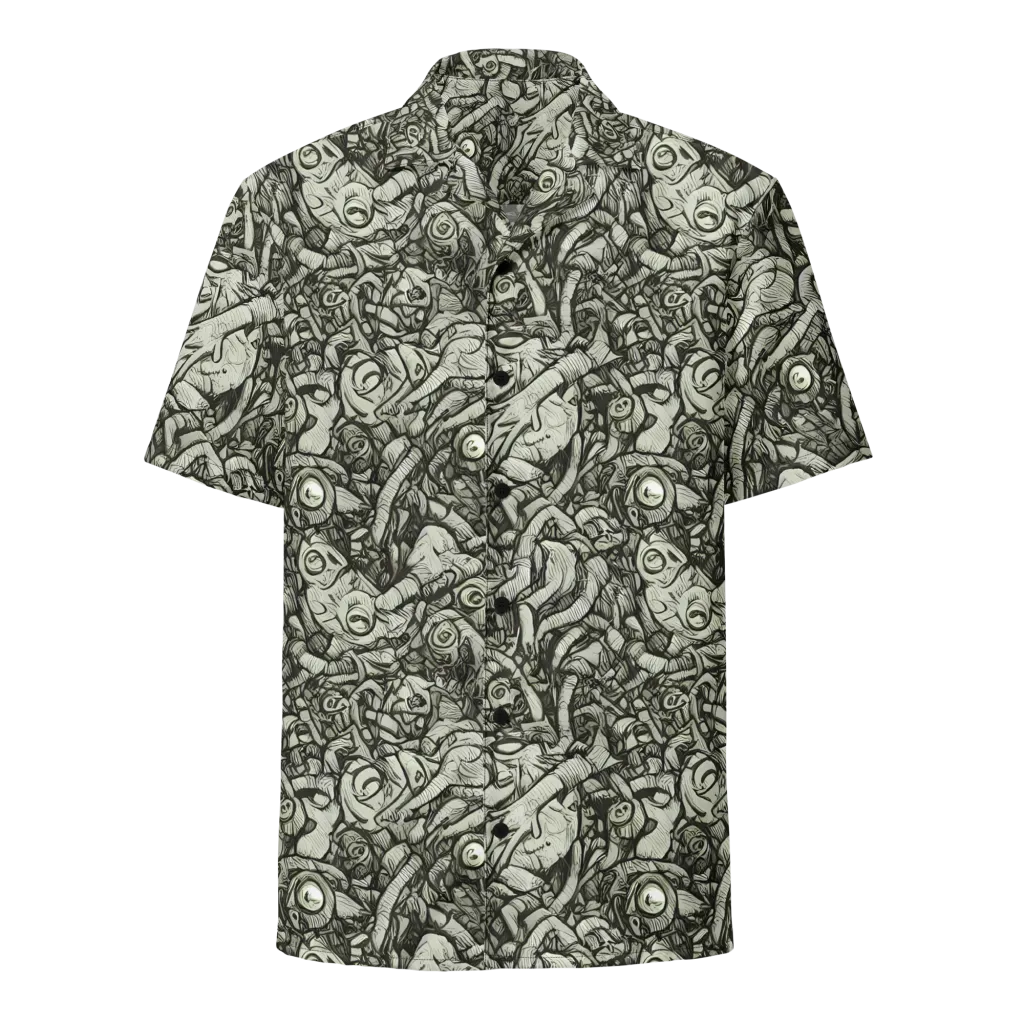 Inkwood Labyrinth on Button Shirt — Front