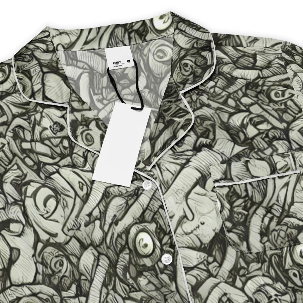 Inkwood Labyrinth on Women's Short Sleeve Pajama Top — Product details