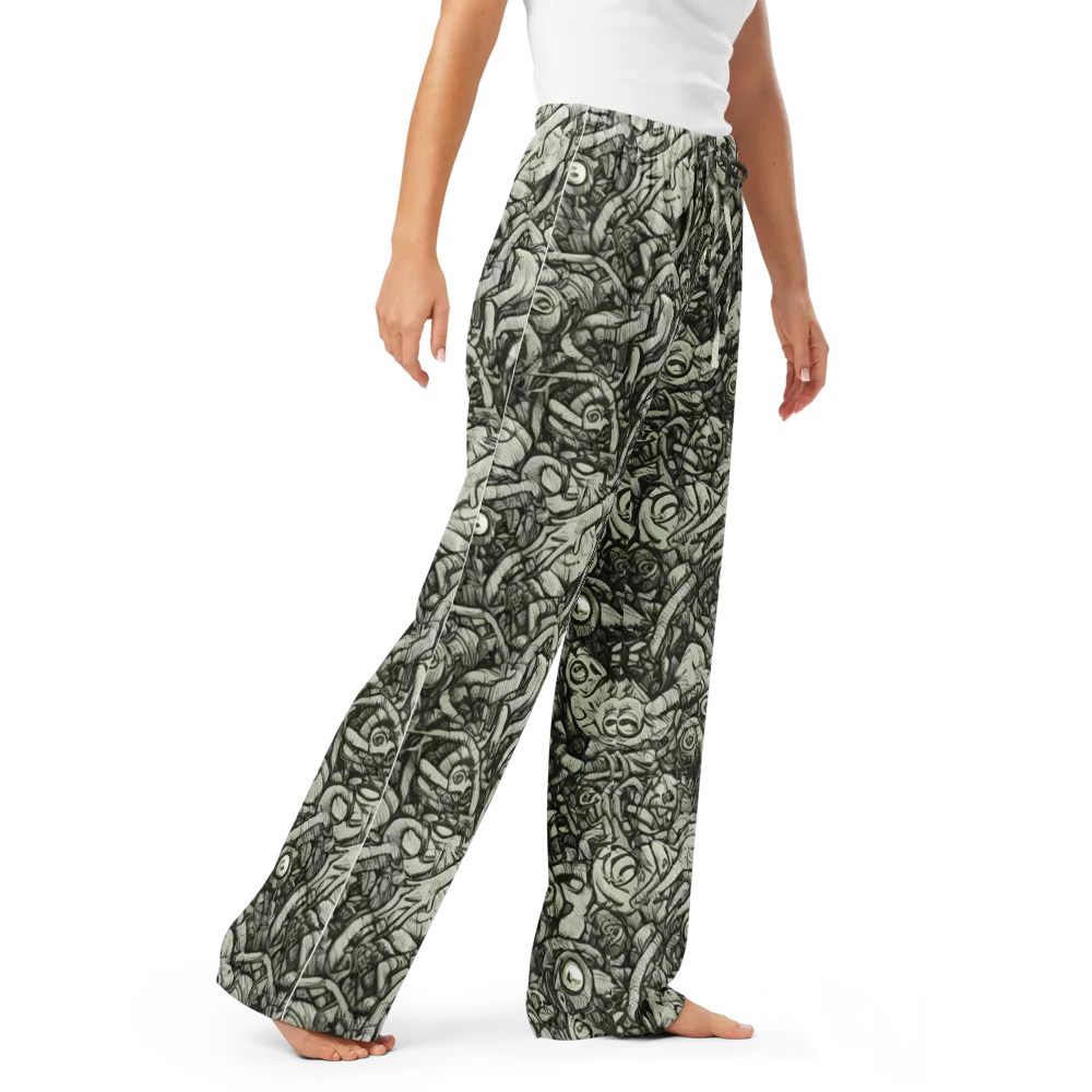Inkwood Labyrinth on Women's Pajama Pants — Right Front