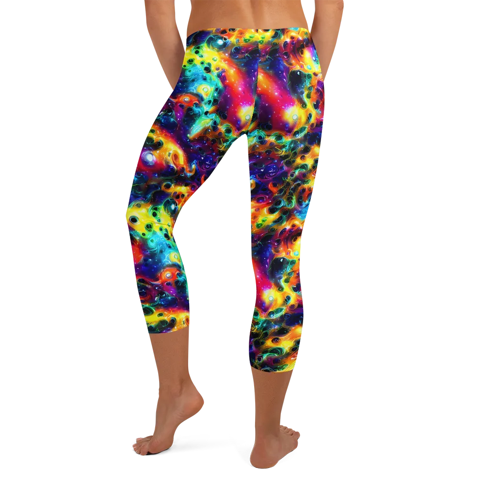 The Chromatic Tide on Capri Leggings — Back