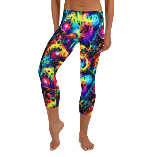 The Chromatic Tide on a Capri Leggings