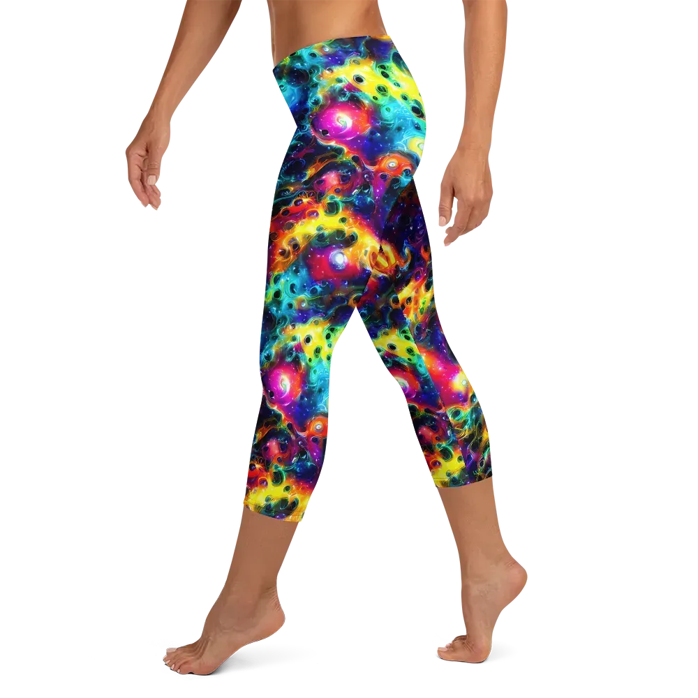 The Chromatic Tide on Capri Leggings — Left