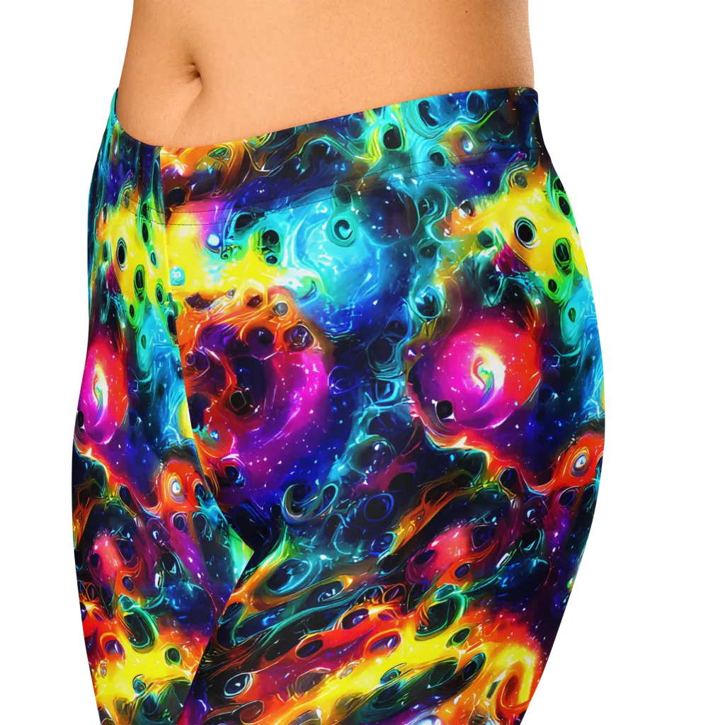 The Chromatic Tide on Capri Leggings — Zoomed-in