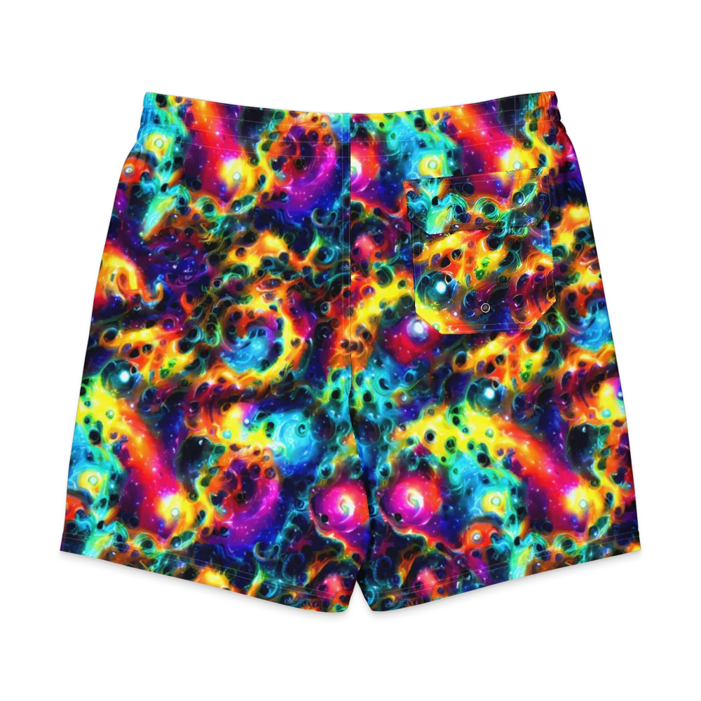 The Chromatic Tide on Men's Board Shorts — Back