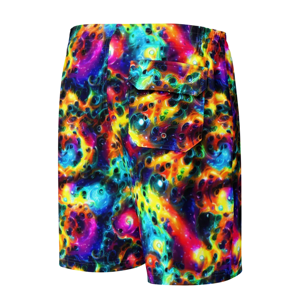 The Chromatic Tide on Men's Board Shorts — Back