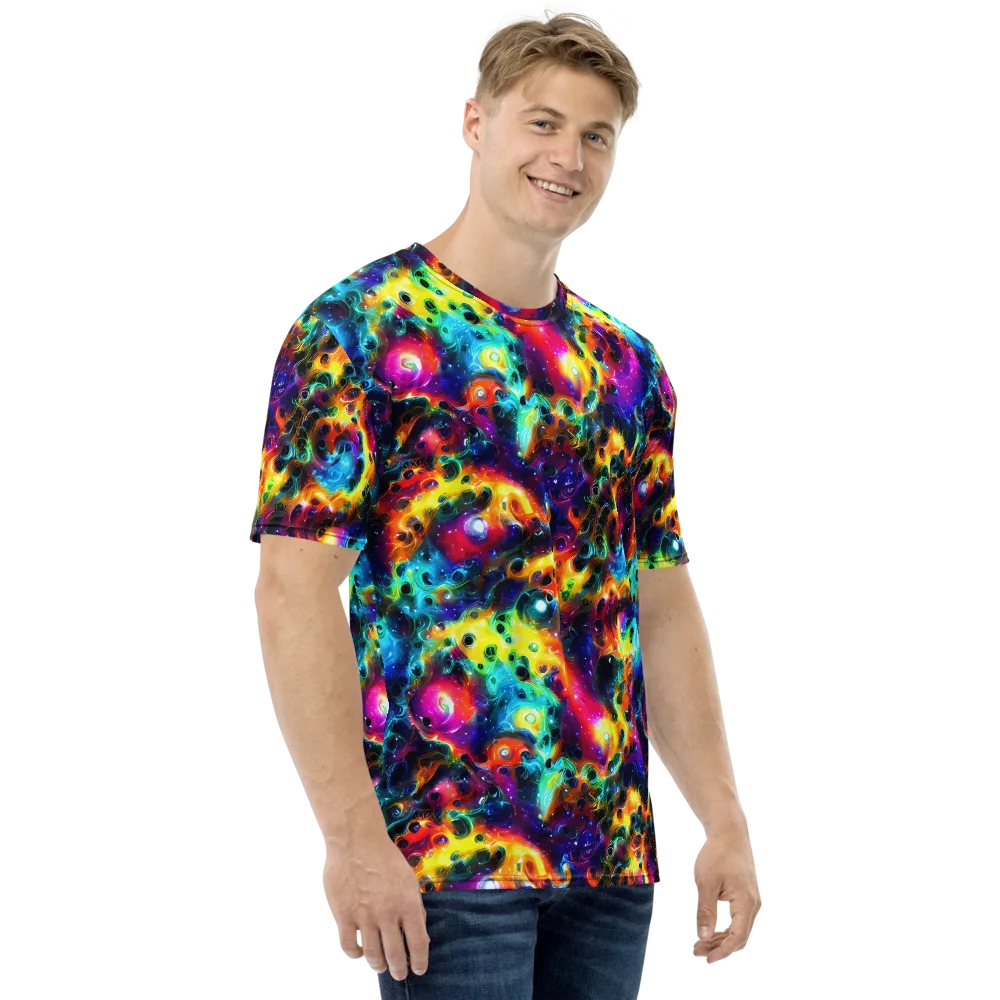 The Chromatic Tide on Men's Crew Neck T-Shirt — Right