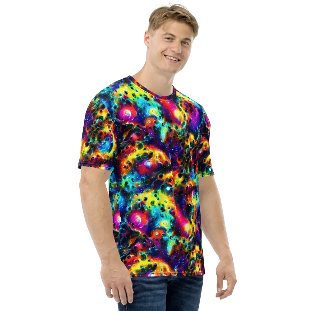 The Chromatic Tide on Men's Crew Neck T-Shirt — Right