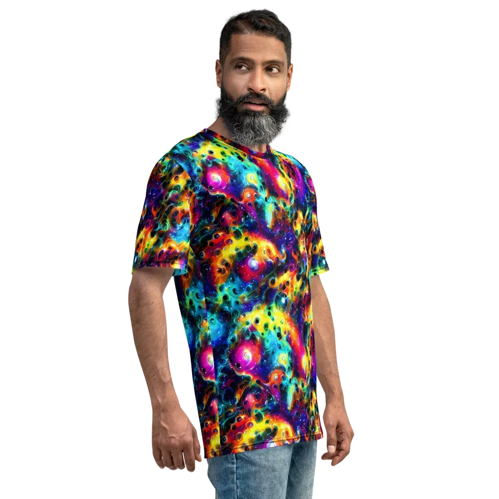 The Chromatic Tide on Men's Crew Neck T-Shirt — Right
