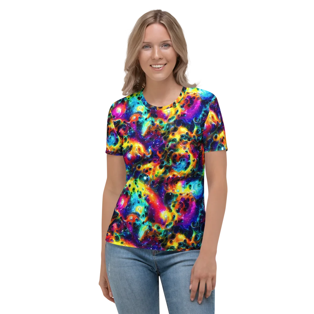 The Chromatic Tide on Women's Crew Neck T-Shirt — Front