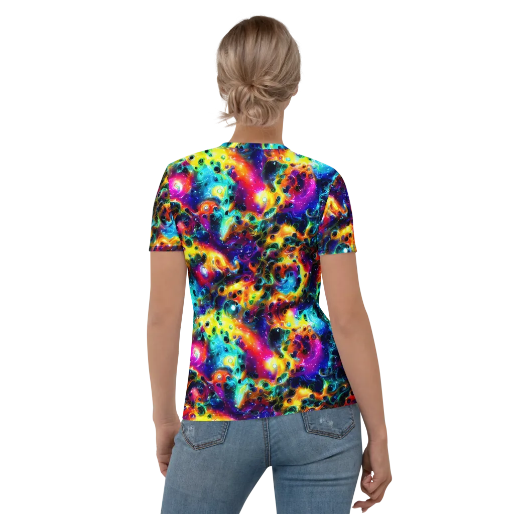 The Chromatic Tide on Women's Crew Neck T-Shirt — Back