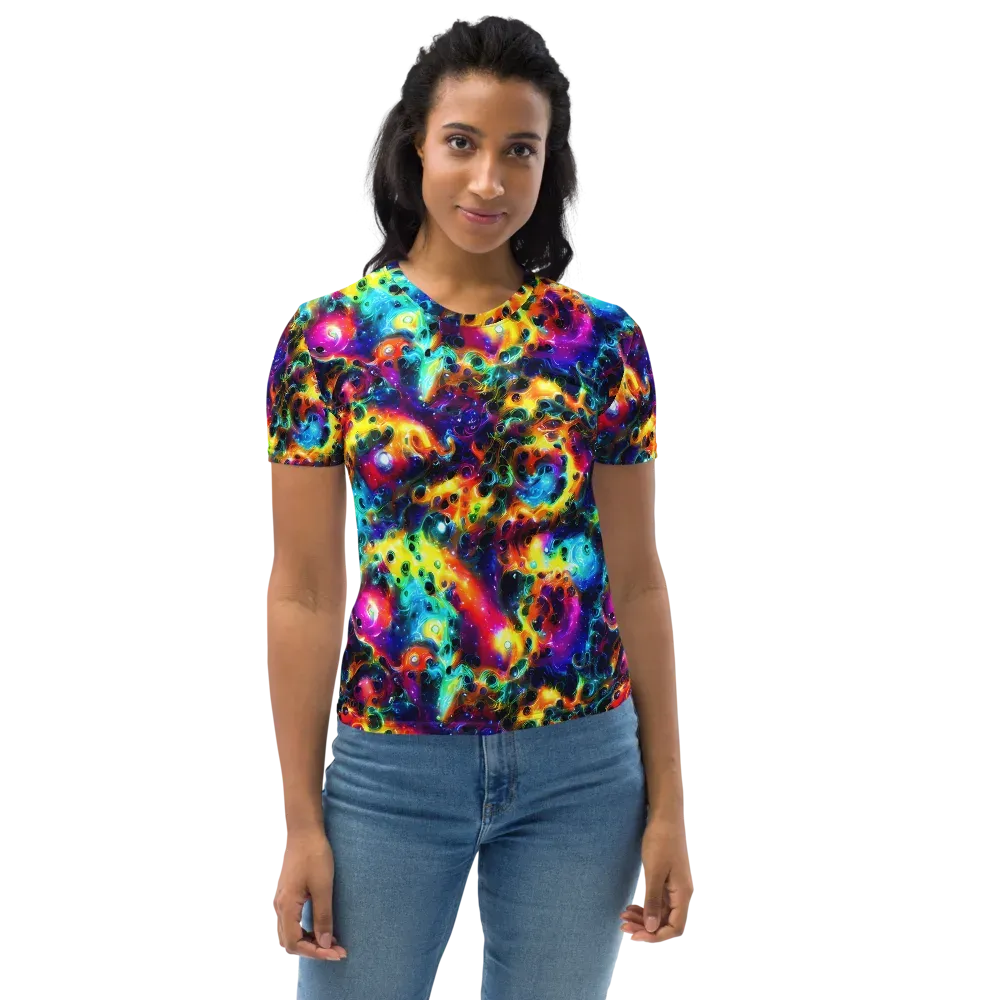 The Chromatic Tide on Women's Crew Neck T-Shirt — Front