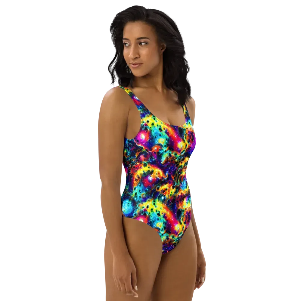 The Chromatic Tide on One-Piece Swimsuit — Right