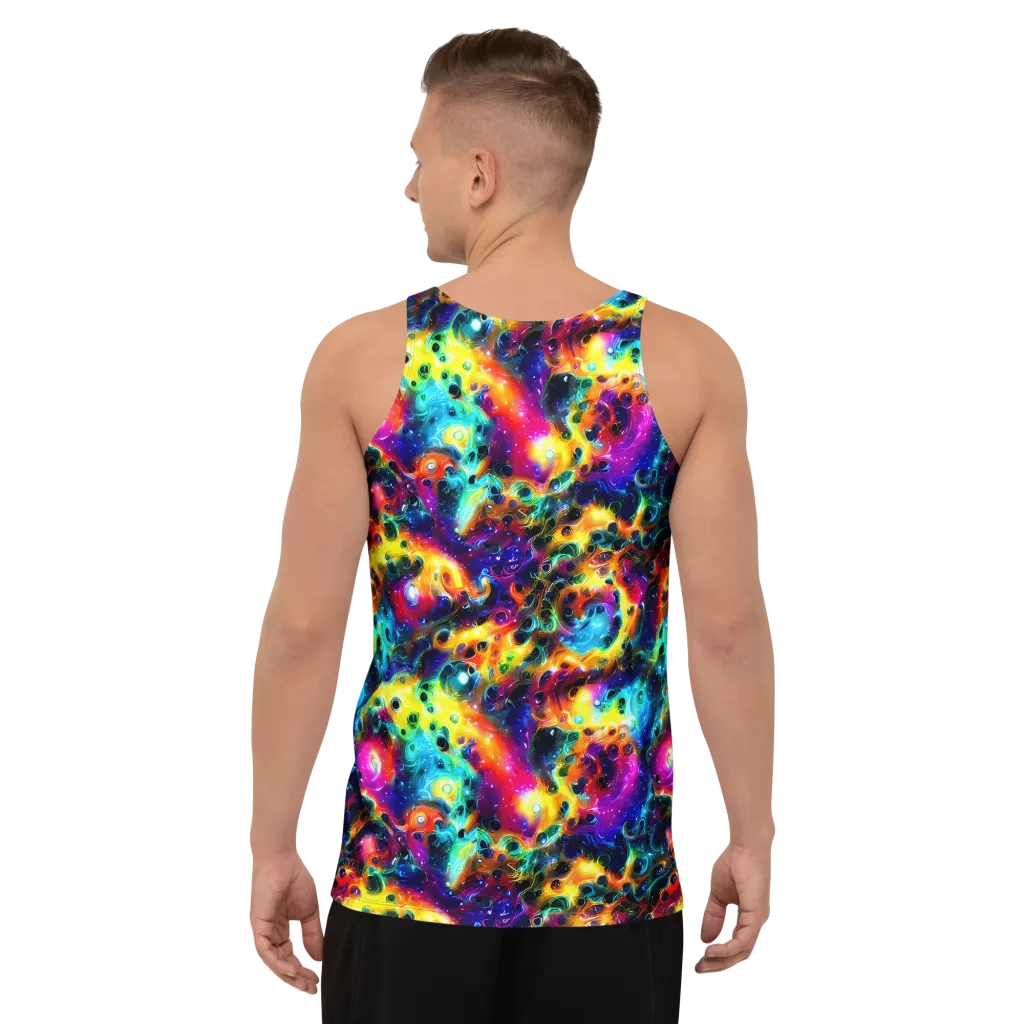 The Chromatic Tide on Men's Tank Top — Back