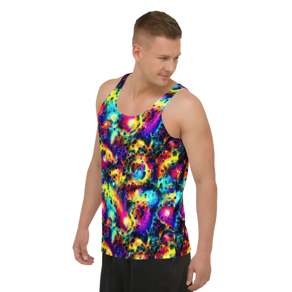 The Chromatic Tide on Men's Tank Top — Left Front