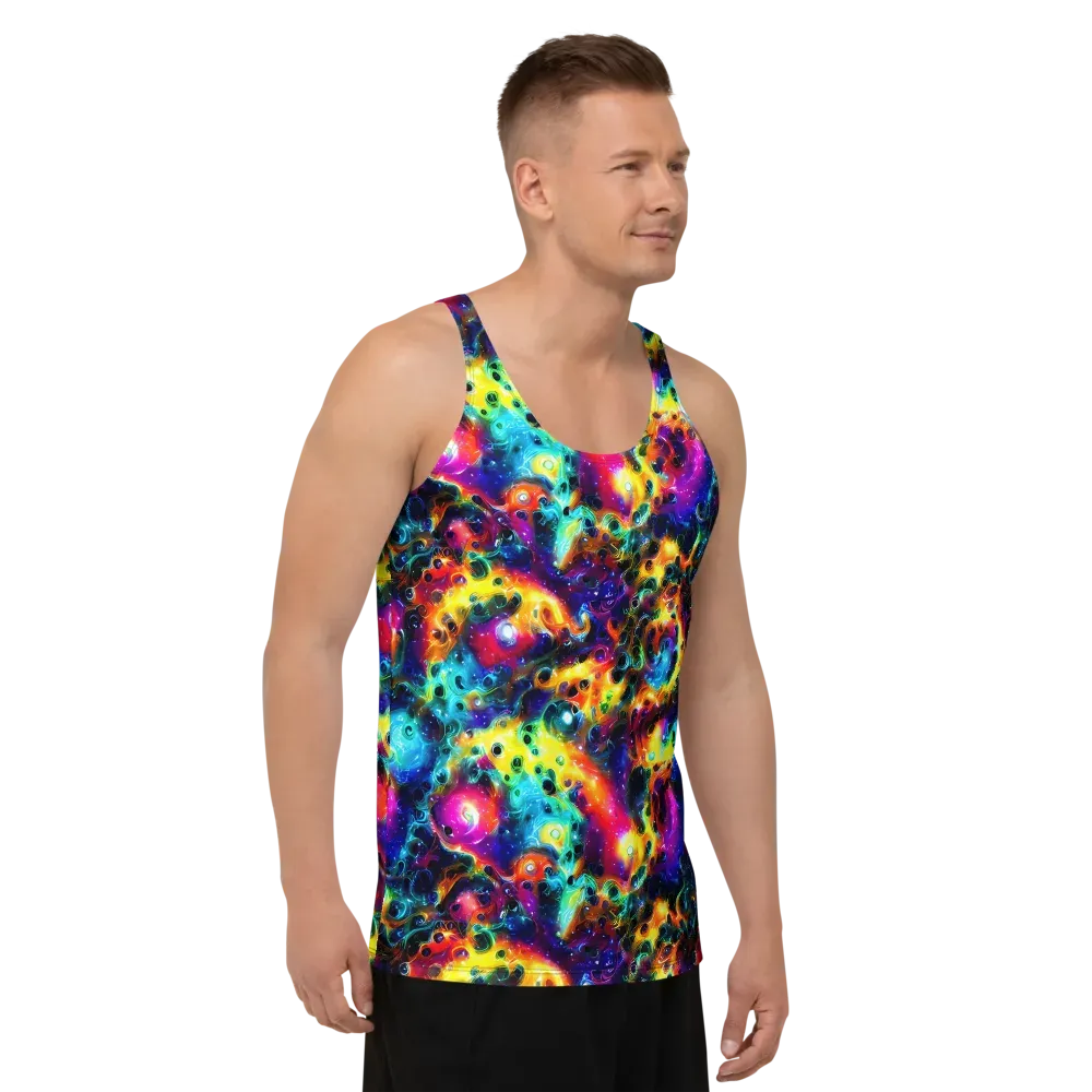 The Chromatic Tide on Men's Tank Top — Right Front