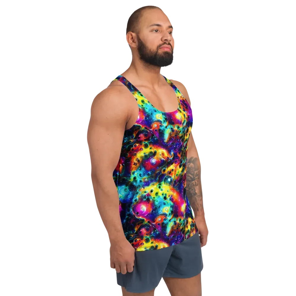 The Chromatic Tide on Men's Tank Top — Right Front
