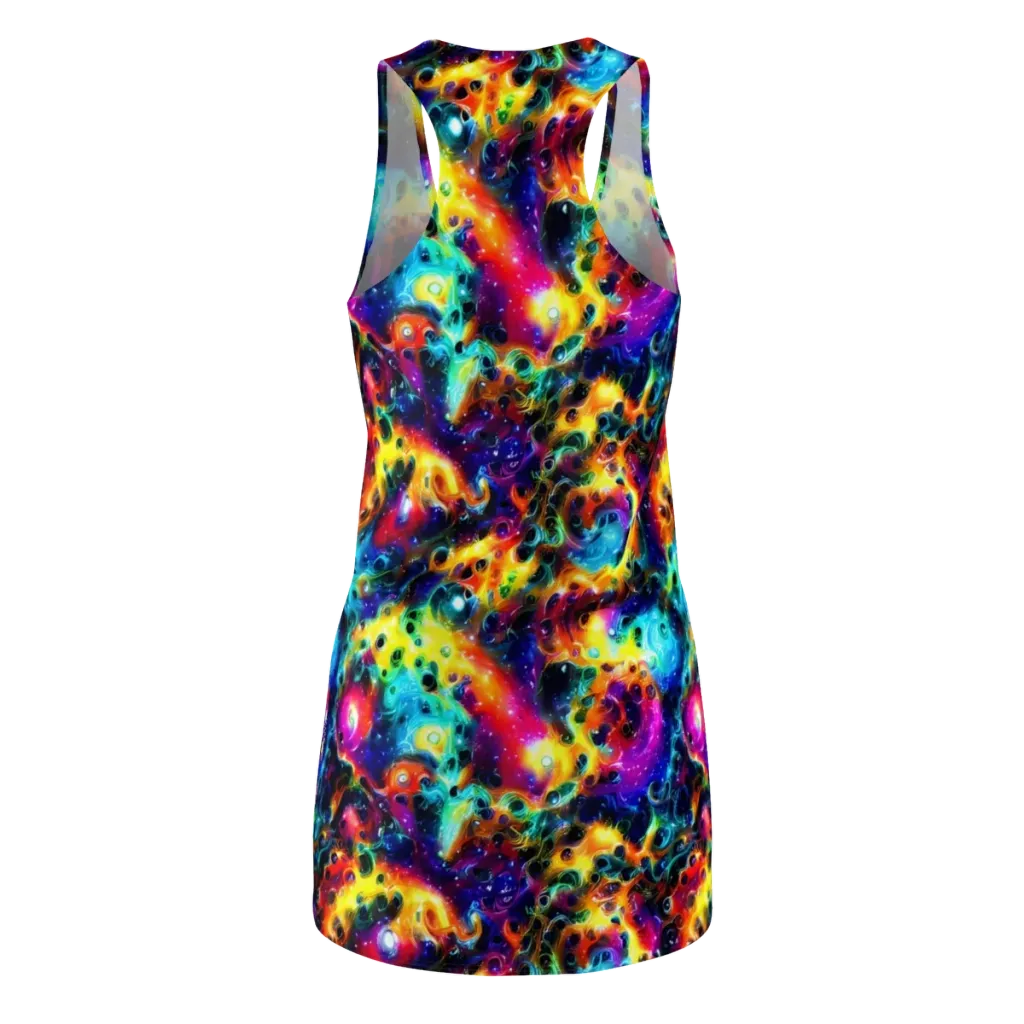 The Chromatic Tide on Racerback Dress — Back
