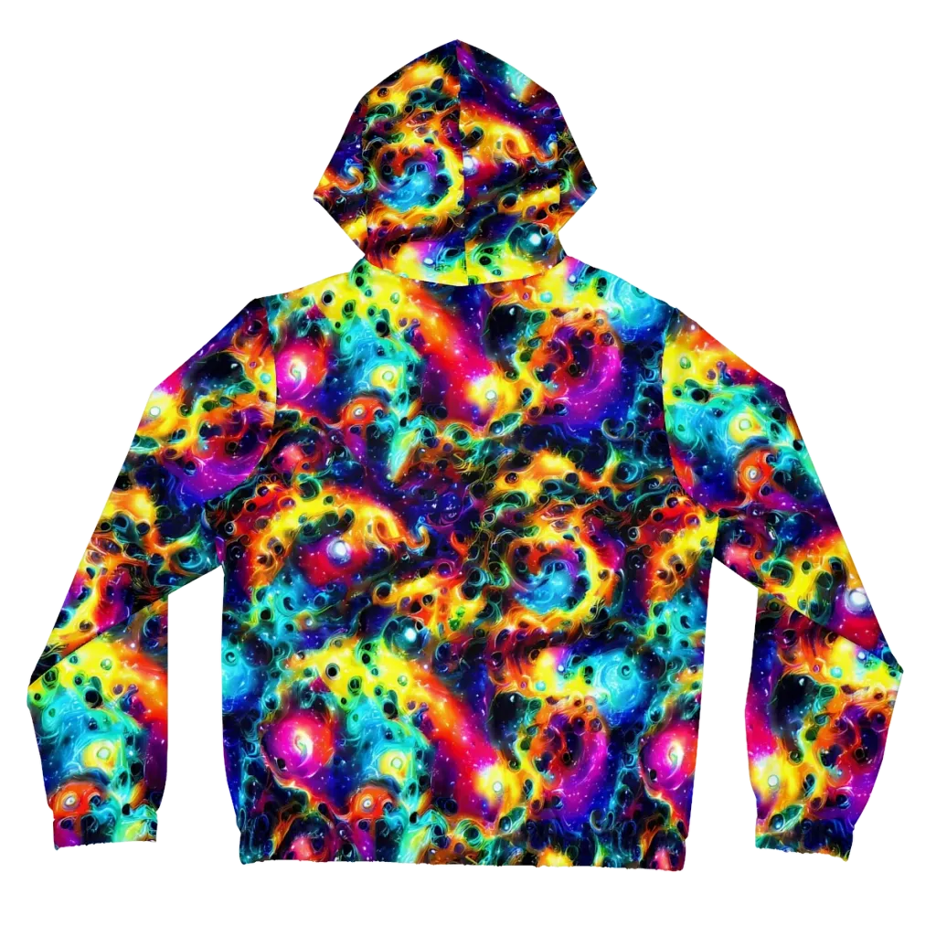The Chromatic Tide on Women's Full-Zip Hoodie — Back