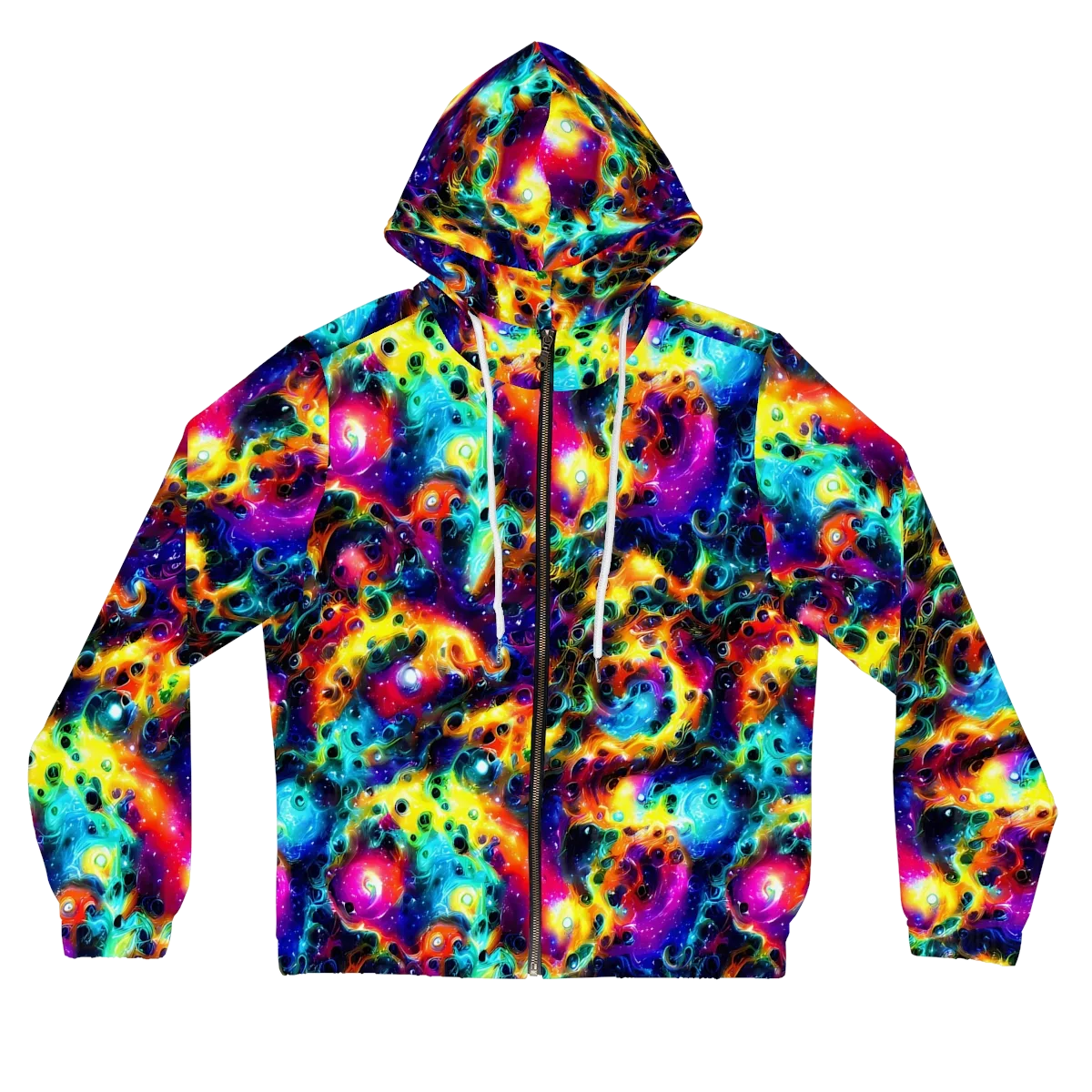 The Chromatic Tide on Women's Full-Zip Hoodie — Front