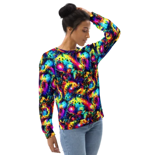 The Chromatic Tide on a Sweatshirt