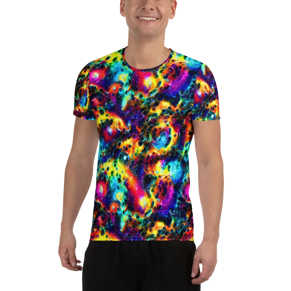 The Chromatic Tide on Men's Athletic T-Shirt — Front