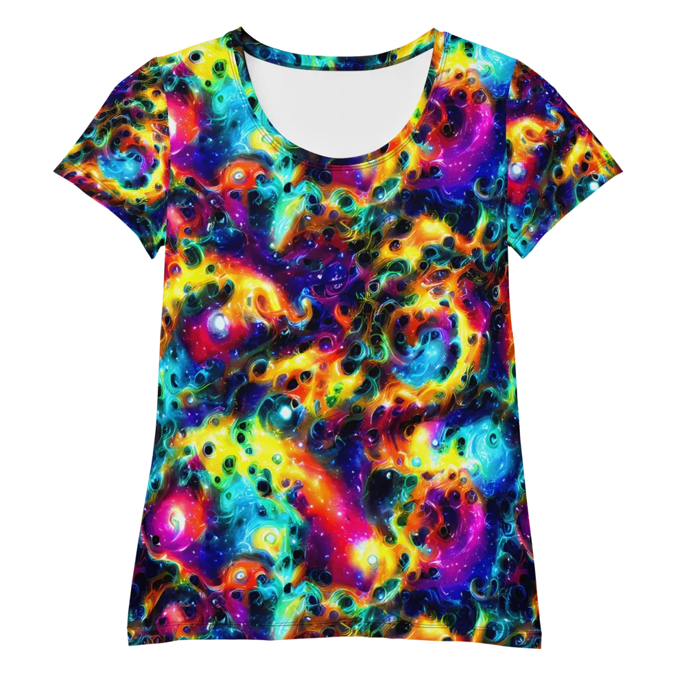The Chromatic Tide on Women's Athletic T-Shirt — Front