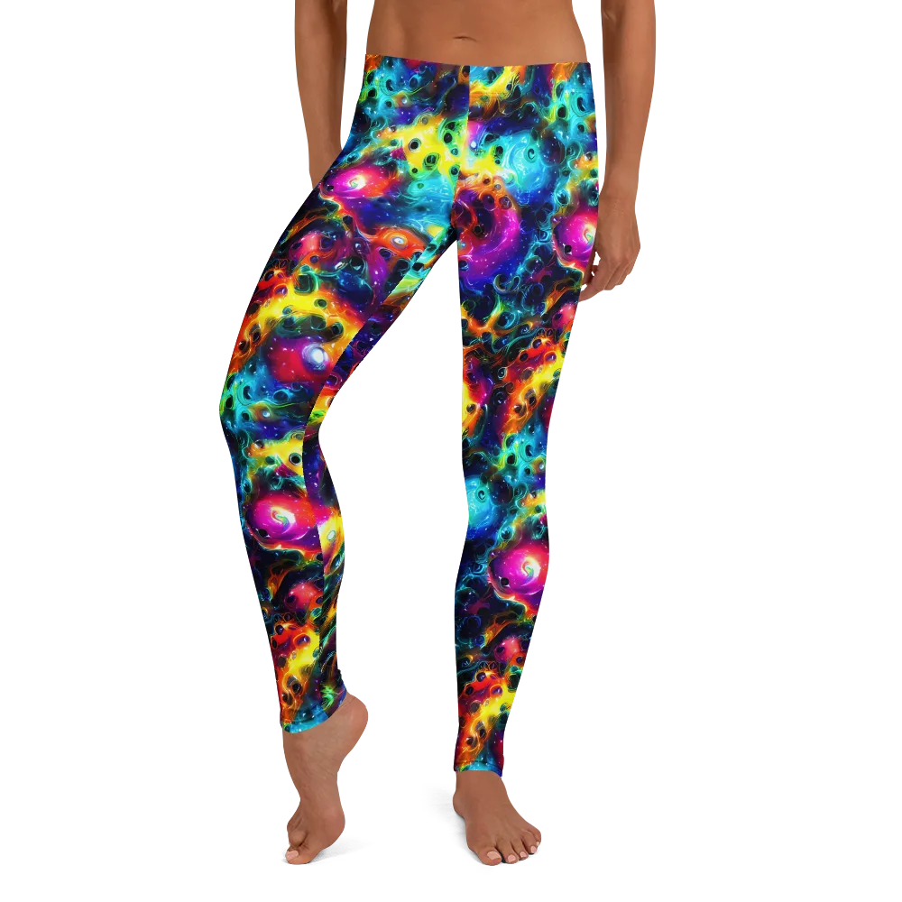 The Chromatic Tide on Leggings — Front