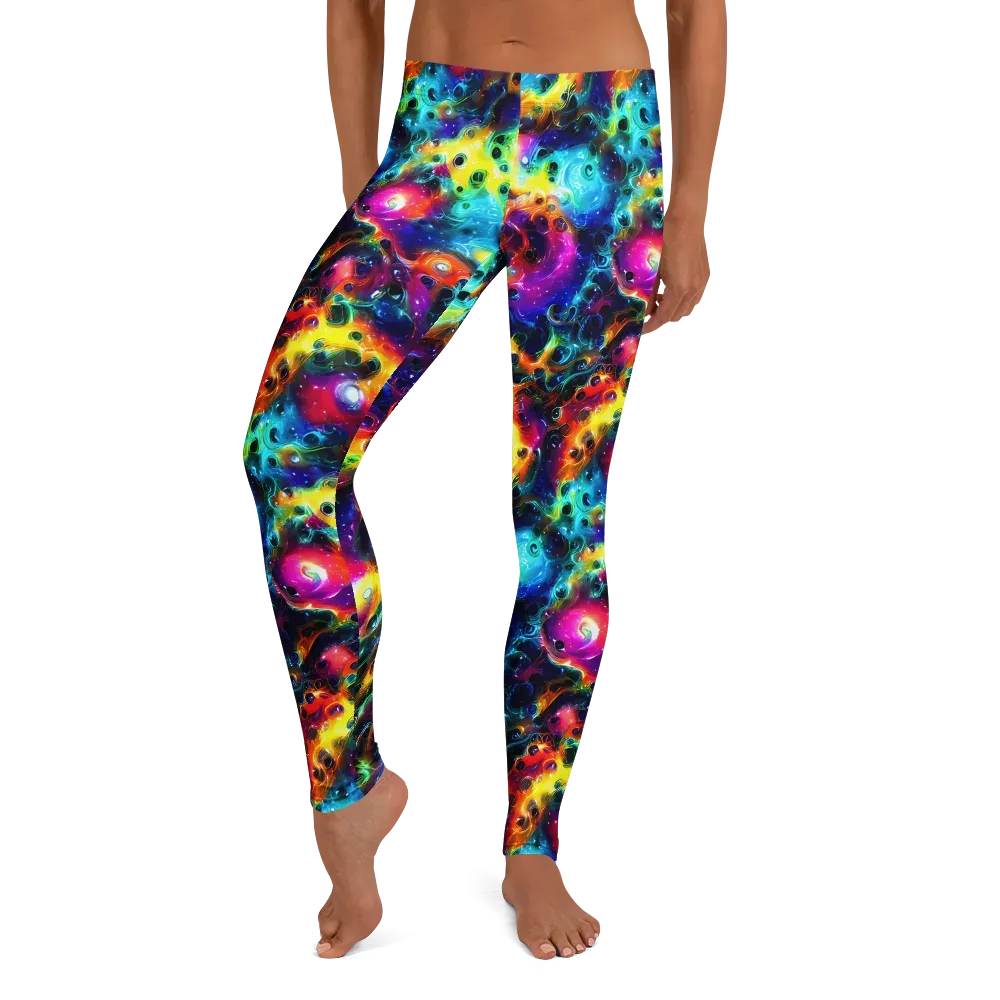 The Chromatic Tide on Leggings — Front