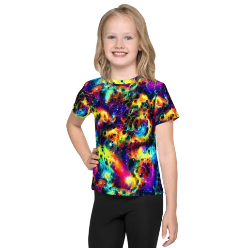 The Chromatic Tide on a Kids Crew Neck T-Shirt