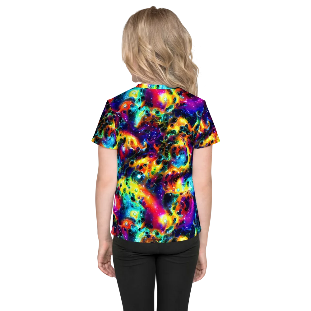 The Chromatic Tide on Kids Crew Neck T-Shirt — Back