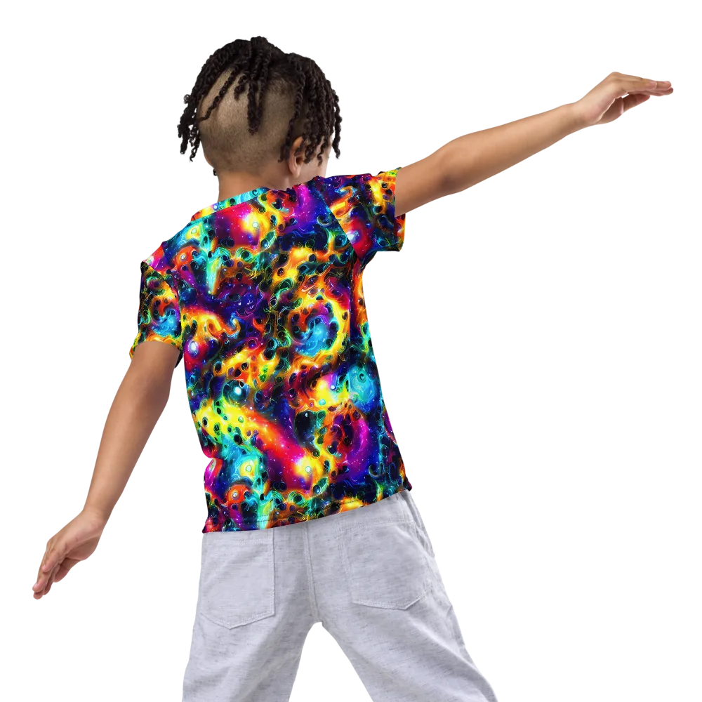 The Chromatic Tide on Kids Crew Neck T-Shirt — Back