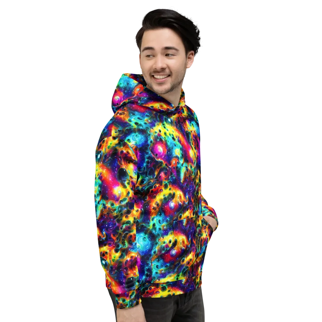 The Chromatic Tide on Hoodie — Right
