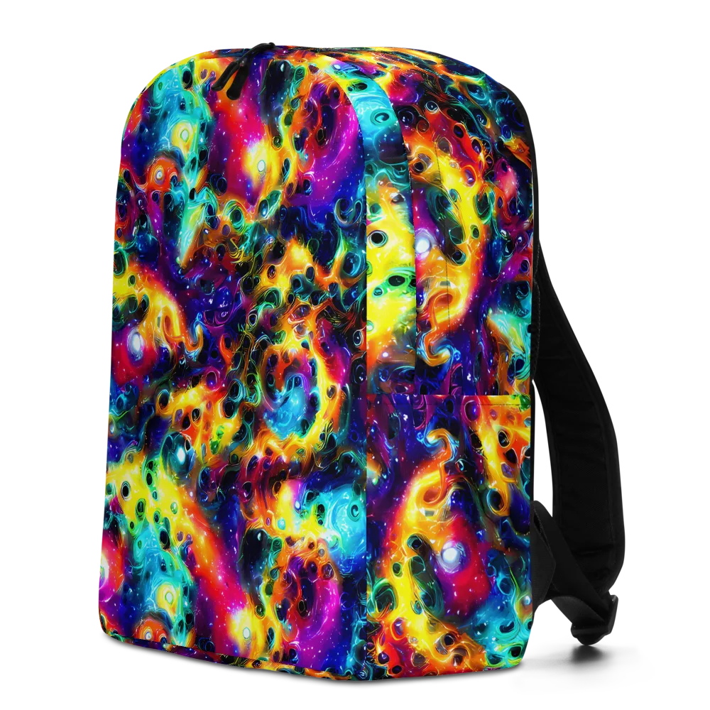 The Chromatic Tide on Minimalist Backpack — Left