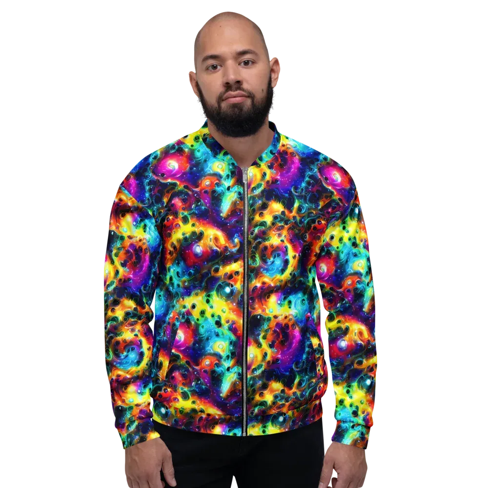 The Chromatic Tide on Bomber Jacket — Front