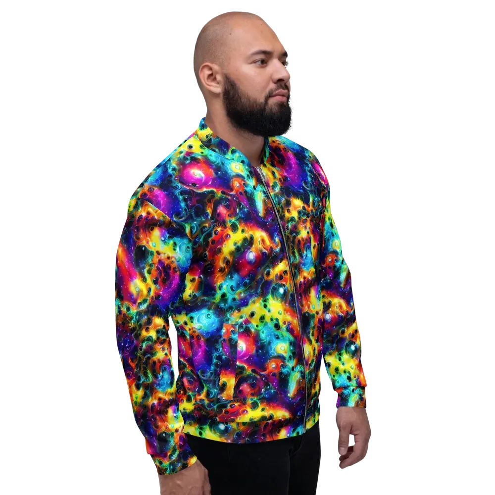The Chromatic Tide on Bomber Jacket — Right