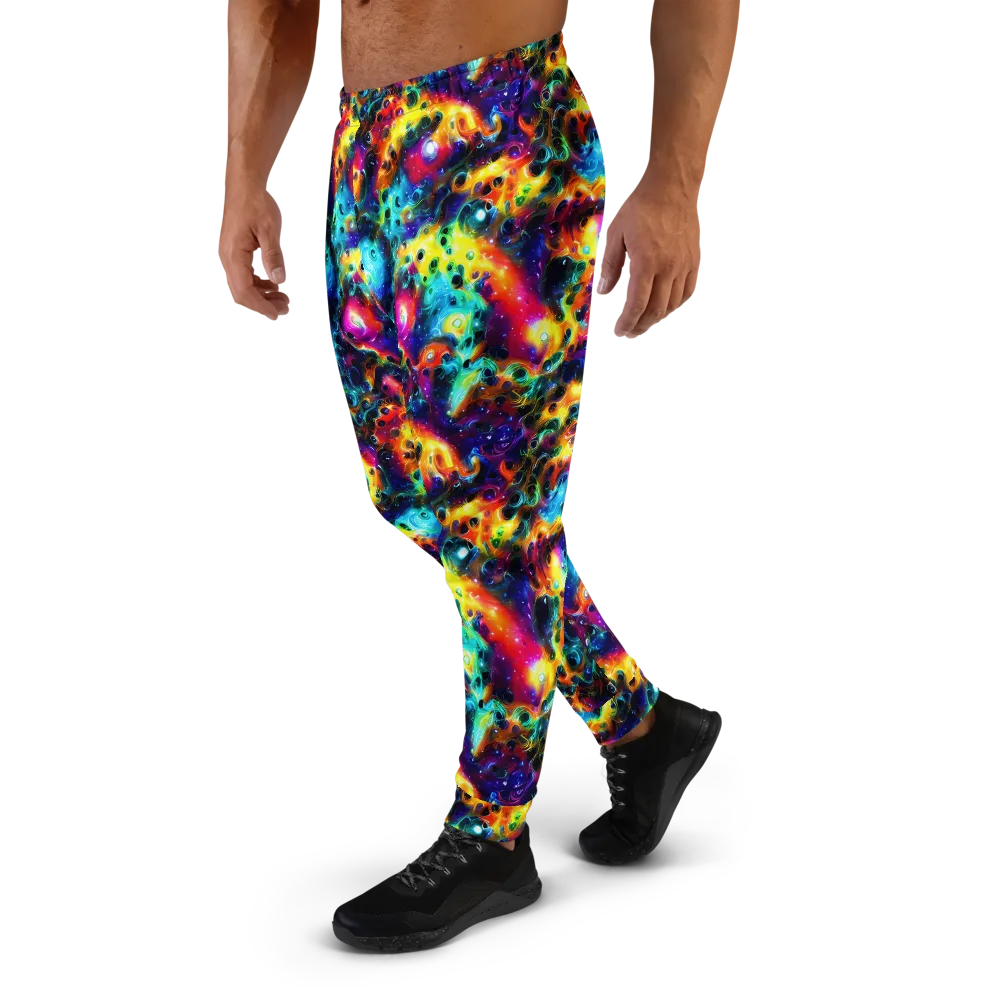 The Chromatic Tide on Men's Joggers — Left